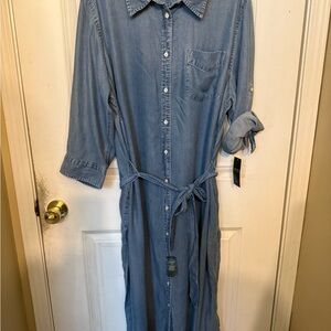 Ralph Lauren Blue Label Denim Long Sleeve Dress